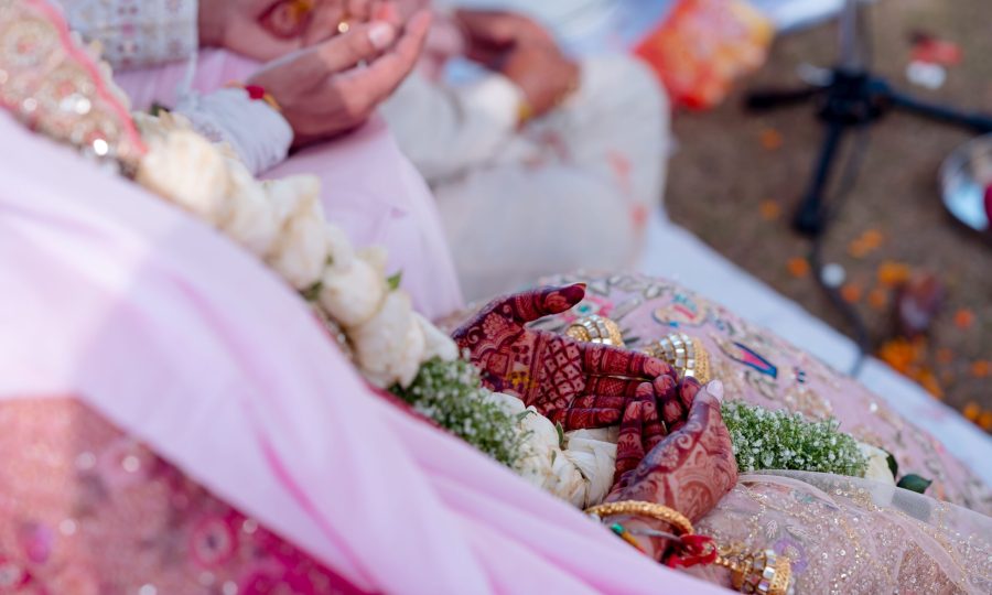 Wedding Couple Nice Hands on wedding